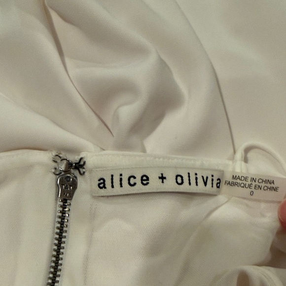 Alice + Olivia White Cut Out Maxi Dress - Picture 4 of 4